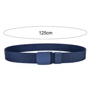 nylon waist belt for men adjustable square buckle lightweight outdoor sports men waist belt 125cm