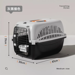airline approved pet carrier for cats dogs stress reduction portable with wheels for car travel collapsible kennel crate