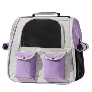 pet backpack breathable pet cat dog bag carrier backpack multi pocket small medium pets traveling hikingcomfortable durable