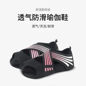 non slip silicone dance shoes open toe design for yoga pilates ballet latin indoor gym sports and fitness training yoga clothing