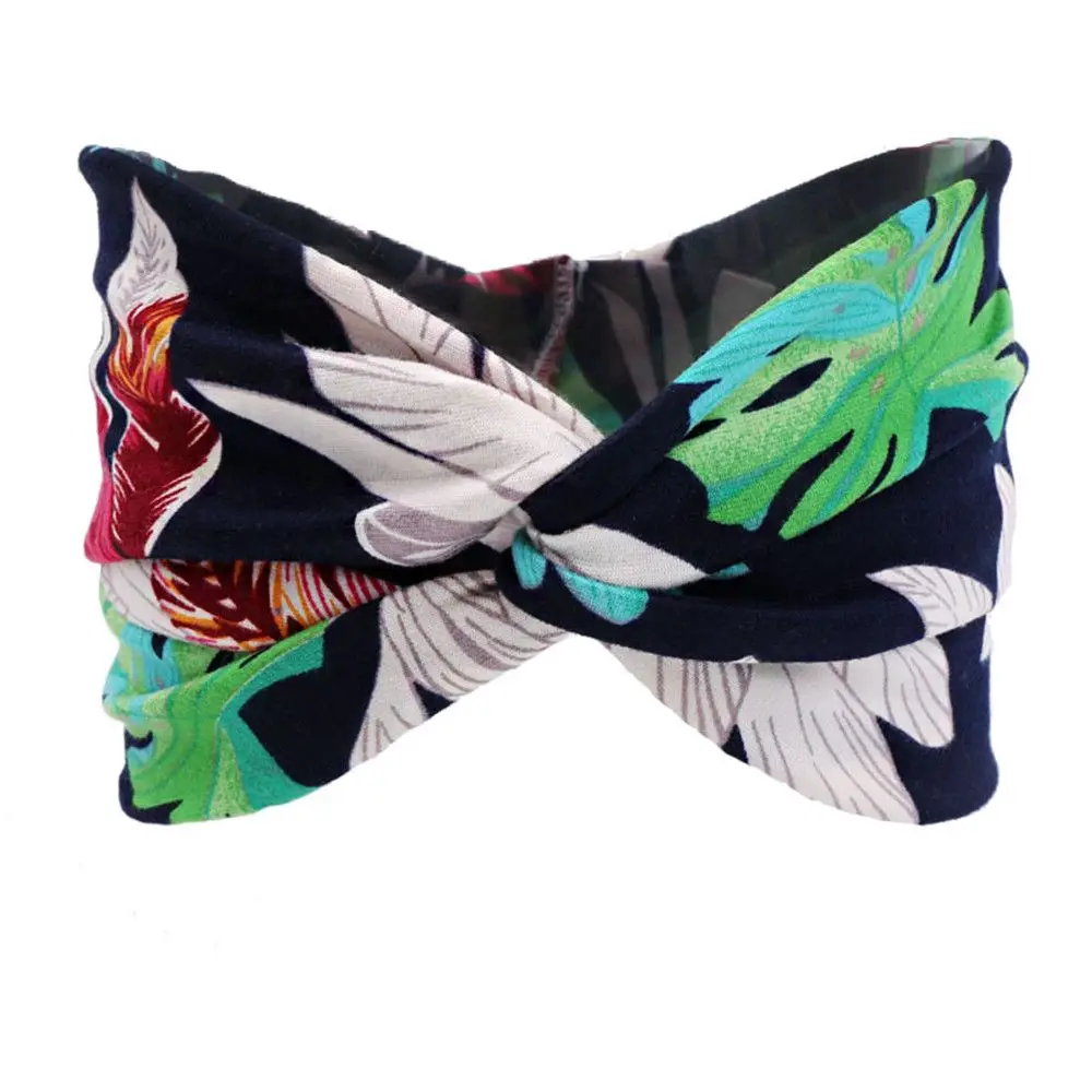 criss cross headwear sports turban elastic women headbands hair bands head wrap hair accessories