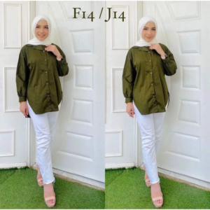 women muslim blouse vintage abayas turn down collar long sleeve solid single breasted loose shirt casual islamic clothing abaya