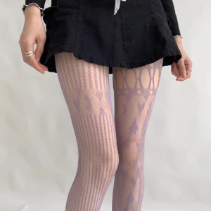 pantyhose women heart hollow out lace mesh fishnet stockings women tights lingerie sexy slim y2k body stockings pantyhose tights