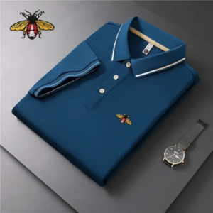 high quality summer embroidered polo shirt, family clothing, men's fashion, business, leisure, breathable, cool, quick drying sh