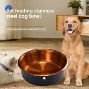 anti slip dog bowls small medium and large dog feeding bowls and water fountains stainless steel pet feeders pet dog accessories