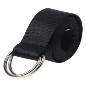 r1we double ring buckle waist belt candy color canvas color for men and women