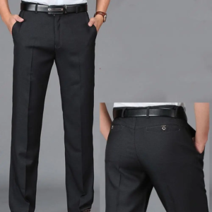 black men's business pants spring autumn fashion casual long pants suit pants shirt pocket business groom suit formal trousers