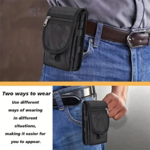 large screen mobile phone bag casual waist bags daily coin purse multi purpose phone belt pouch tactical molle phone pouch carry