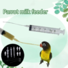 9/10 pcs parrot bird feeding hose kits with small pet feeder needle and liquid injection spoon accessories