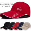 baseball cap men summer visor cap straight visor baseball cap for men sunshade long brim adjustable breathable peaked hat
