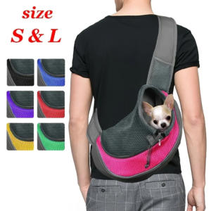 portable pet carrier bag, puppy travel bags, breathable mesh, small dog, cat, dogs outdoor, outgoing pets handbag