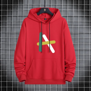 thickened men's hooded long sleeved hoodie jacket with added velvet, loose and fashionable pullover, new autumn and winter style