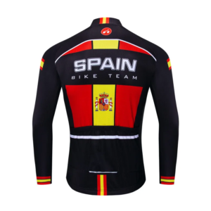 spain cycling jersey long sleeve men autumn bike jersey breathable road biking shirt road cycling clothing tops bicycle jackets