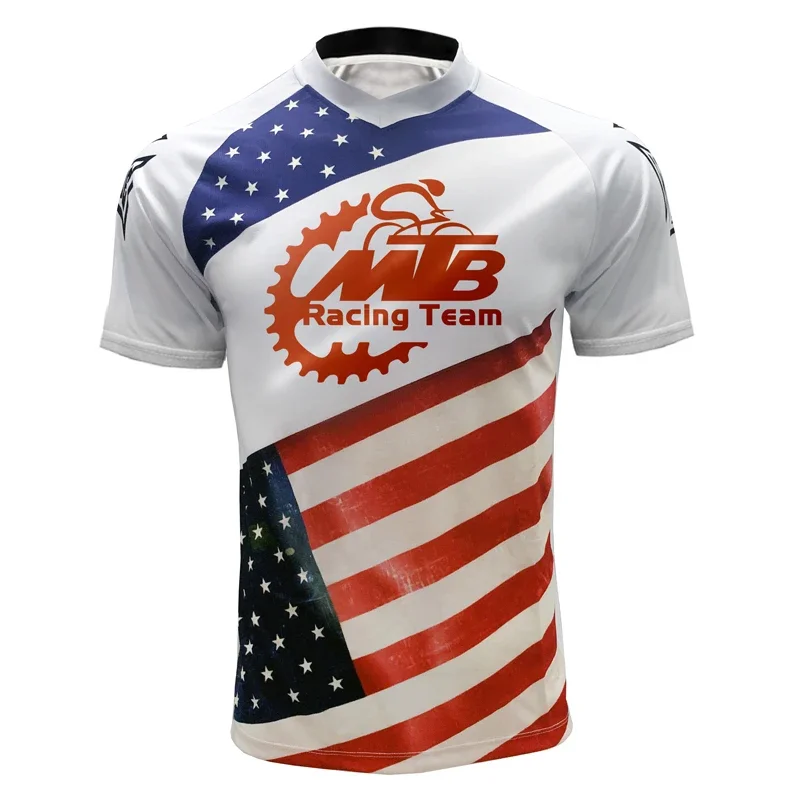 men's mtb motocross jersey motorcycle mountain bike moto wear bmx dh t shirt clothing maillot ciclismo downhill clothing