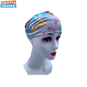 butterfly print sports headband women pilates yoga hair bands elastic head band sweat band running headband hair accessories