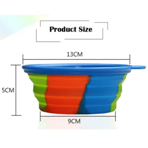 dog bowl silicone pet dog feeder bowls travel dogs cats supplies feeding food water container folding pet accessories