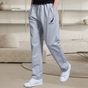 male trousers thin long trousers men sports running long pants trendy summer straight leg long sweatpants daily clothing