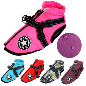 puppy clothes winter dog coat jacket for small medium dog reflective costume pet apparel chihuahua french bulldog pug outfits