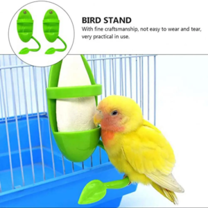 parrot hanging cage with stand, fruit and vegetable container, feeding cup, holding fruits and vegetables, pet accessories