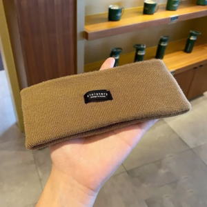 exercise cycling headband breathable knit sweatband yoga running moisture wicking sports accessory for workouts sports safety