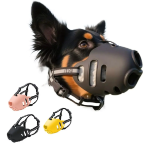 adjustable dog mouth masks breathable reusable dog respirator muzzle environmentally dog face mask for small to large dogs