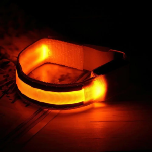 led armband sports armband glowing flashing belt night sporting fitness running cycling flashing reflective glow wristband