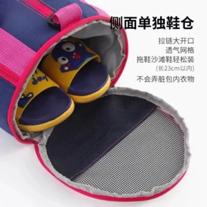 waterproof sports clothing shoes storage children swim bag with dry wet separation for pool sea fitness gear accessories