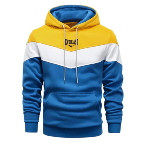 2025 new arrival men's sweatshirt high quality hooded long sleeve three color stitching hoodie autumn winter casual fashion coat