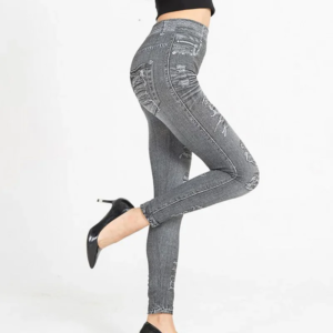 ladies pants women trouser stretch ripped fashion slim fit vintage tight bottoms elastic casual high waist leggings