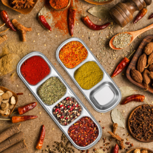 2pcs pet feeding trays multi grid fodder plates stainless steel small animal food dishes hamster accessories durable easy clean