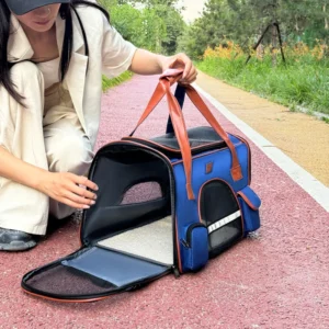 portable shoulder bag cats dogs birds carrying soft bags for outdoor travel use breathable all season universal foldable pet bag