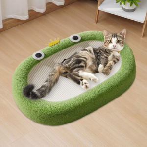 cat scratcher bed oval cute sisal pet supplies lounge for cats grinding claw