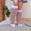 women plush warm stockings animal paws cute cosplay thick knee high socks fall winter hosiery