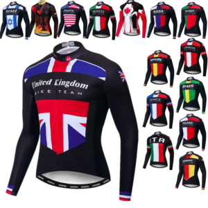 uk men's cycling jersey long sleeve autumn bike jersey quick dry road biking shirt road cycling clothing tops bicycle jackets