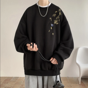 men's streetwear embroidered sweatshirt high quality hoodie luxury brand unisex pullover men clothing red/black/apricot