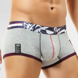 men's underwear, men's trendy printed comfortable four corner pants, summer thin flat corner pants, men's youth sports shorts, s