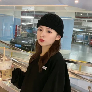 men winter warm knitted windproof running cap for street fashion outdoor sports running warm accessories man caps