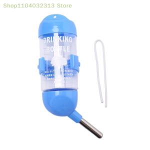 1pc 80ml plastic hamster drinker water bottle dispenser hanging pet drinking bottle feeding water dispenser pet dog accessories
