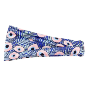 european and american printed hair band temperament head wide side wash hair accessories women's headscarf sports bandage