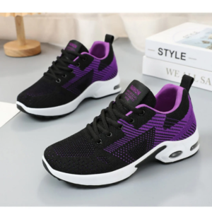 women's running shoes large size 2025 spring new casual breathable lace up air cushion sports sneakers