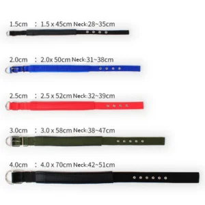 durable padded puppy big dog collars for small large dogs adjustable nylon collar pet accessories greyhound wheeling supplies