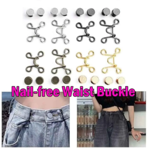 detachable for women men jeans pants waist buckle extender adjustable snap button nail free waist buckle waist closing