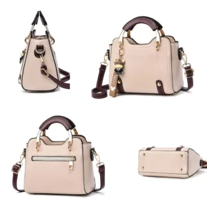 woman shoulder bag large capacity handbag for women crossbody bag lychee pattern portable bucket bag ladies messenger bags